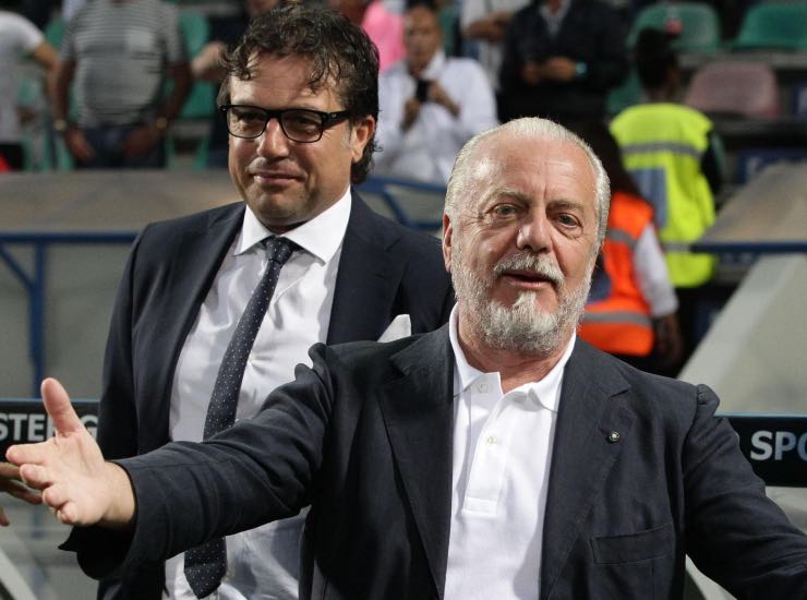 De Laurentiis tira in ballo Giuntoli: "Ha fatto tutto lui"