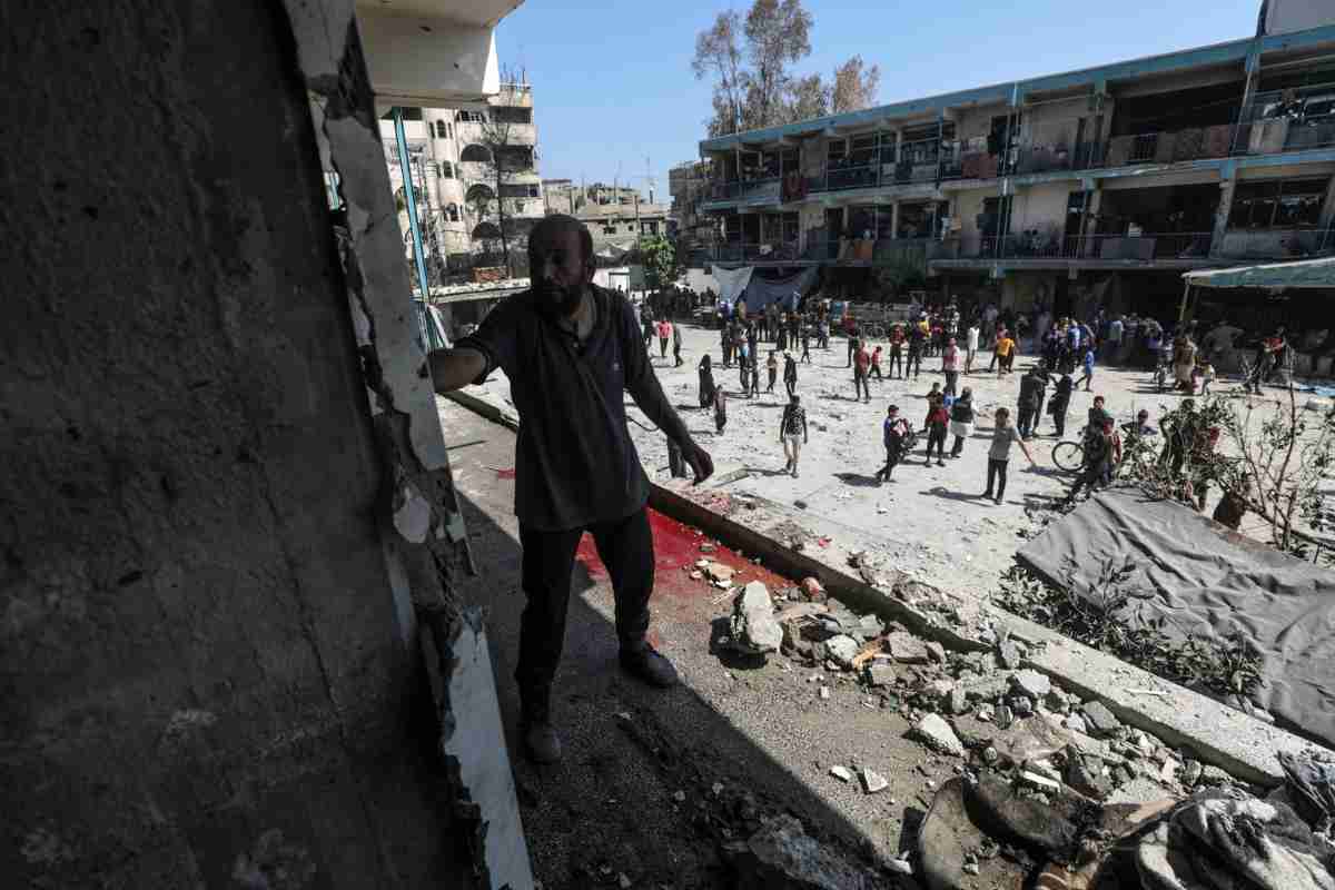 Attacco aereo di Israele su una scuola dell'Onu