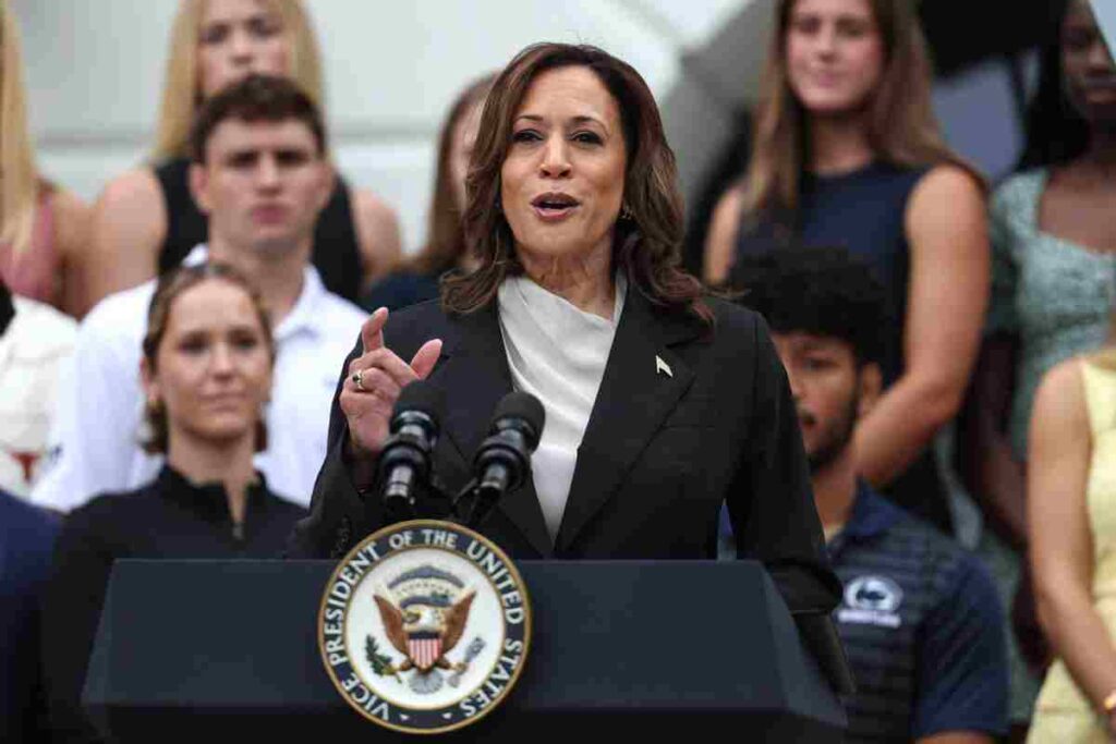 Kamala Harris, il primo discorso e le parole su Biden