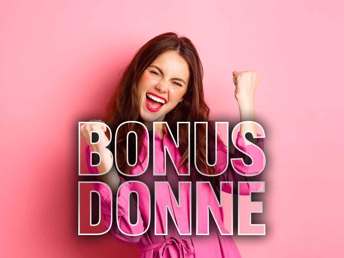 Bonus Donne, una donna esulta