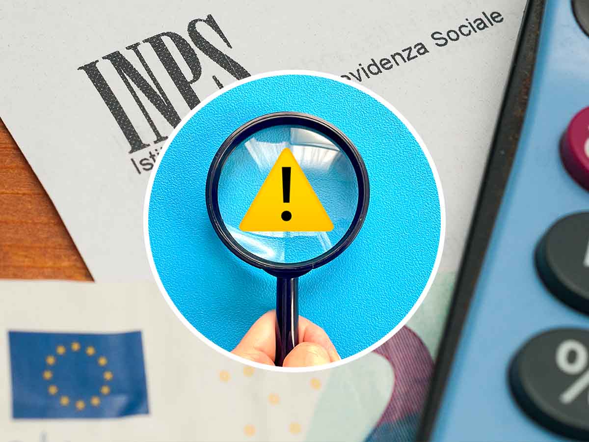Inps con simbolo divieto
