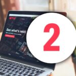 Netflix con il numero 2 accanto