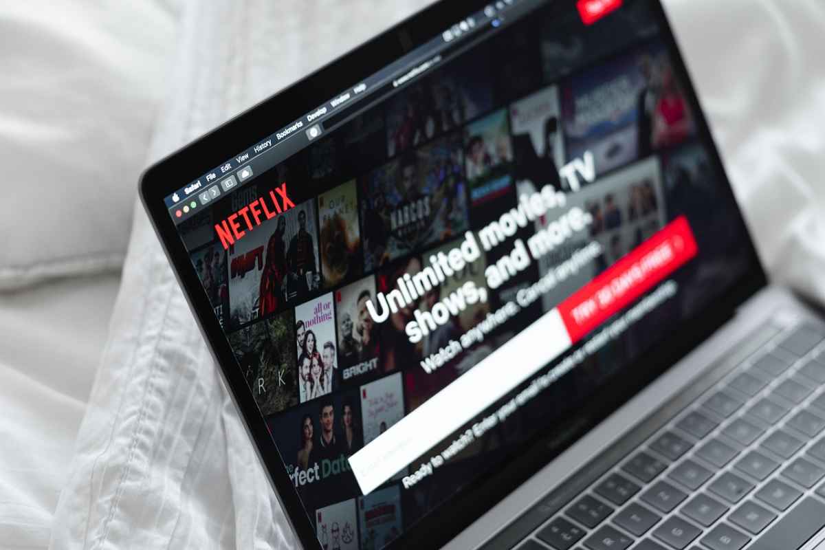 la home page di Netflix sul pc