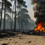 Incendio Devasta Lege-Cap-Ferret: Ordinata l'Evacuazione Totale della Rinomata Località Turistica Francese