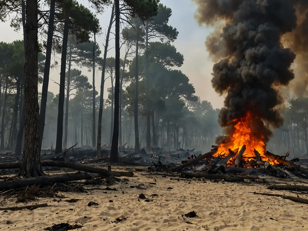 Incendio Devasta Lege-Cap-Ferret: Ordinata l'Evacuazione Totale della Rinomata Località Turistica Francese