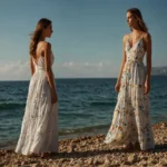 Scintillante Eleganza Estiva: Il Maxi Abito Perfetto per le Serate al Mare